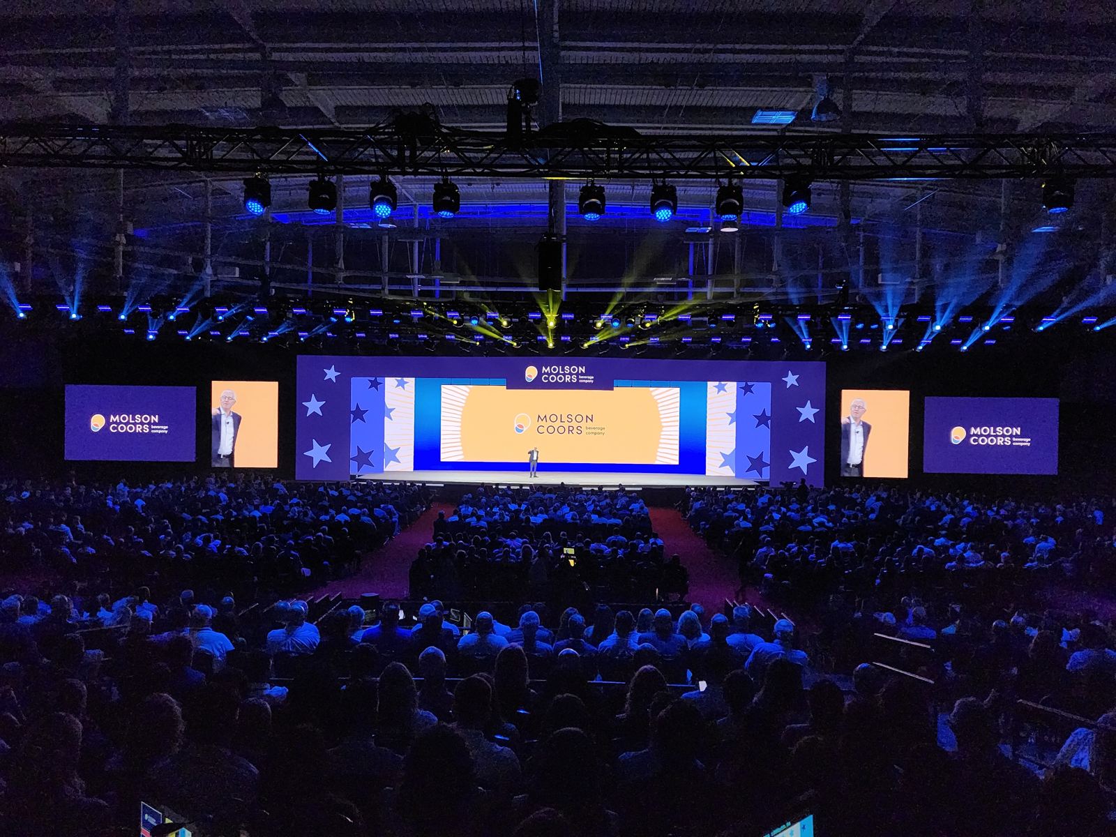 Molson Coors general session — full house