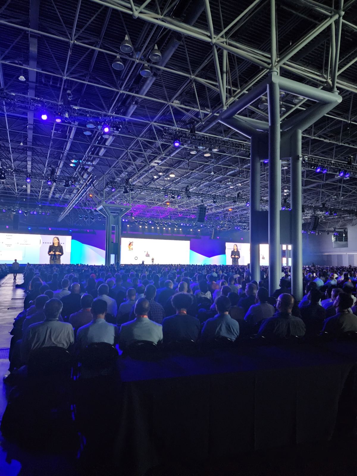 AWS Summit — keynote, Javits Center, New York